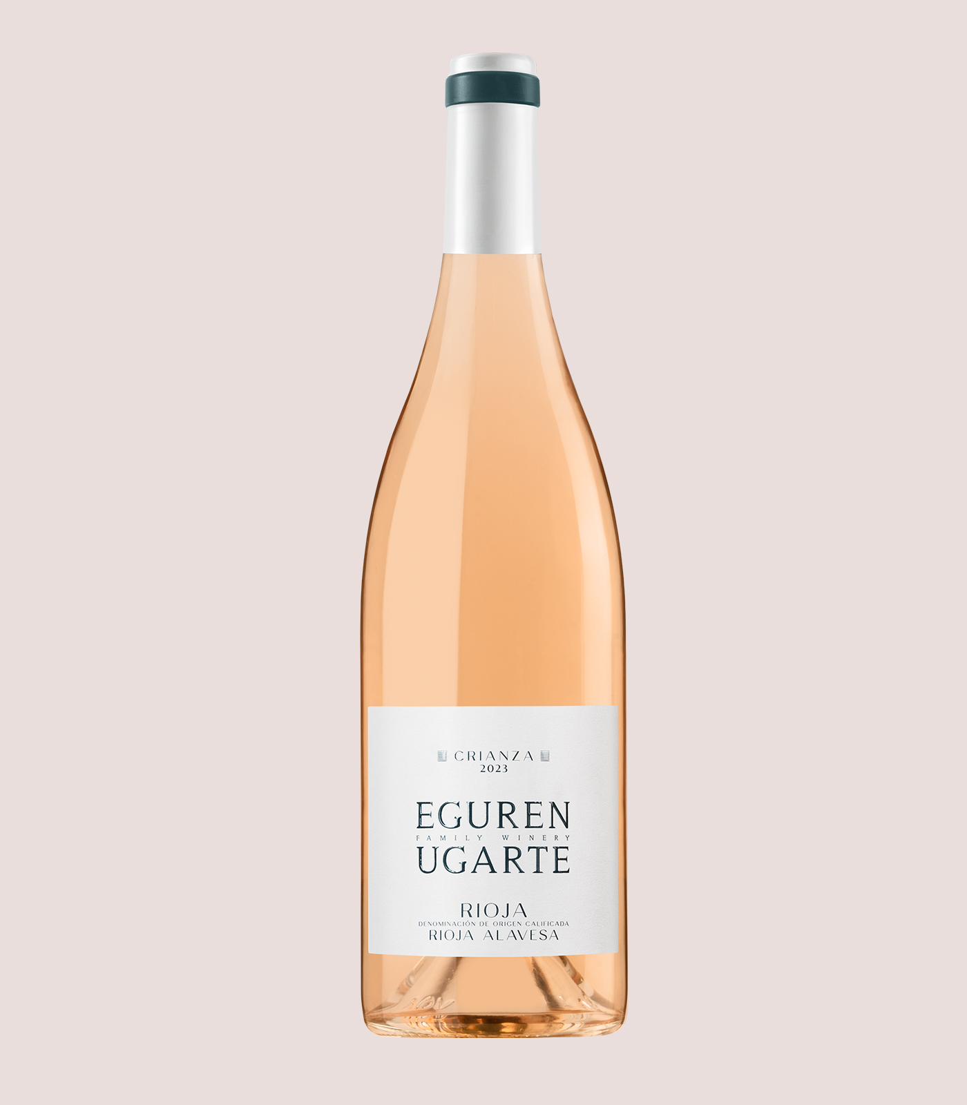 Botella de Crianza Rosado 2023 Eguren Ugarte, vino rosado Rioja Alavesa