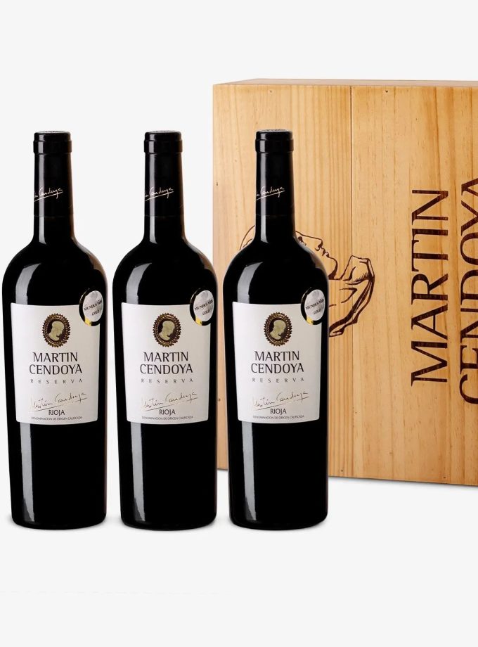 Martín Cendoya Reserva Estuche de Madera 3 bot.