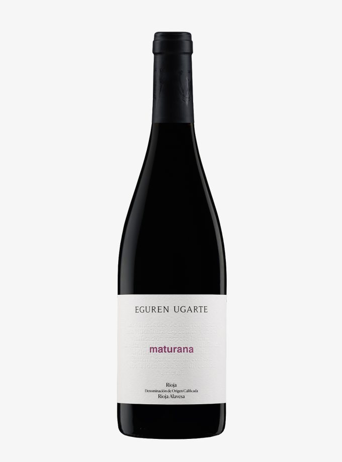 Botella de Maturana 2023 Eguren Ugarte, vino tinto monovarietal Rioja Alavesa